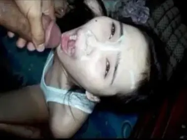 Pacar Mangap Crot Dimuka Sampe Muka Belepotan